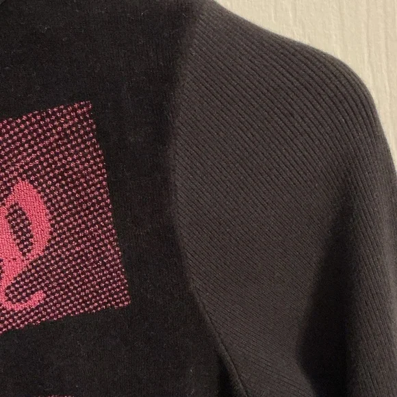 Juicy Couture Black Hoodie with Pink Logo - Picture 6 of 6